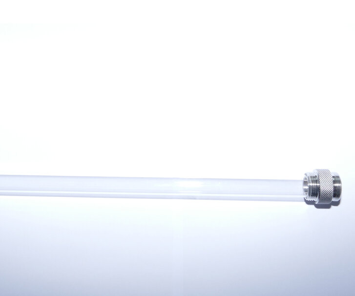 tubo quarzo UV-C immersione 40/80 watt con testata in...