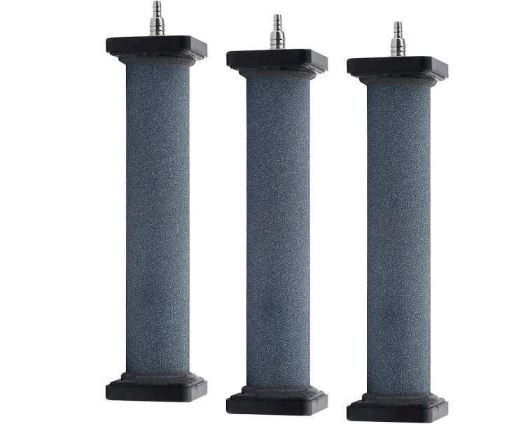 Diffusore aria air stone cilindro 210 mm high quality per laghetto acquario - 03 pezzi